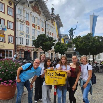 Die Bad Dübener Turndelegation in Bad Tölz