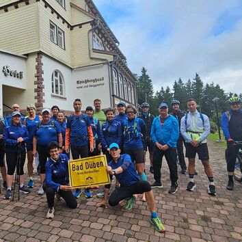 Die Bad Dübener Sportler auf dem Rennsteig