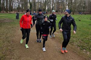 Neujahrslauf in Bad Düben.