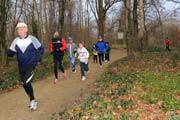 Weihnachtsmann beim 133. Bad Dübener Stundenlauf