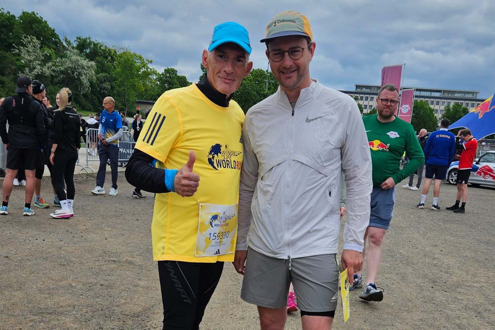 WingsforLive: Steffen und Lars starteten in Leipzig. WingsforLive: Steffen und Lars starteten in Leipzig.